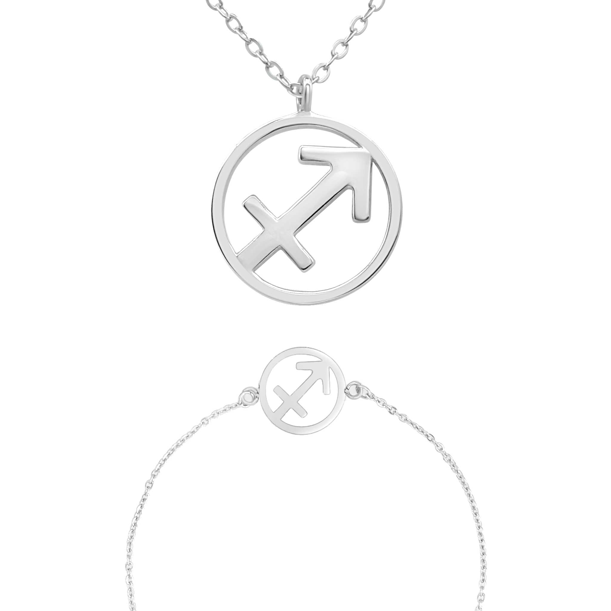 Sternzeichen „Schütze“ - Halskette & Armband Set Bundle Simple Pledge