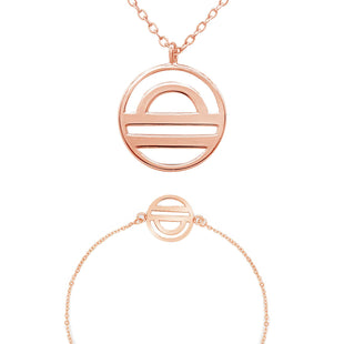 Sternzeichen „Waage“ - Halskette & Armband Set Bundle Simple Pledge