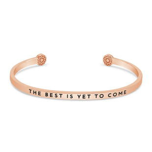 The Best is yet to come Armreif Simple Pledge