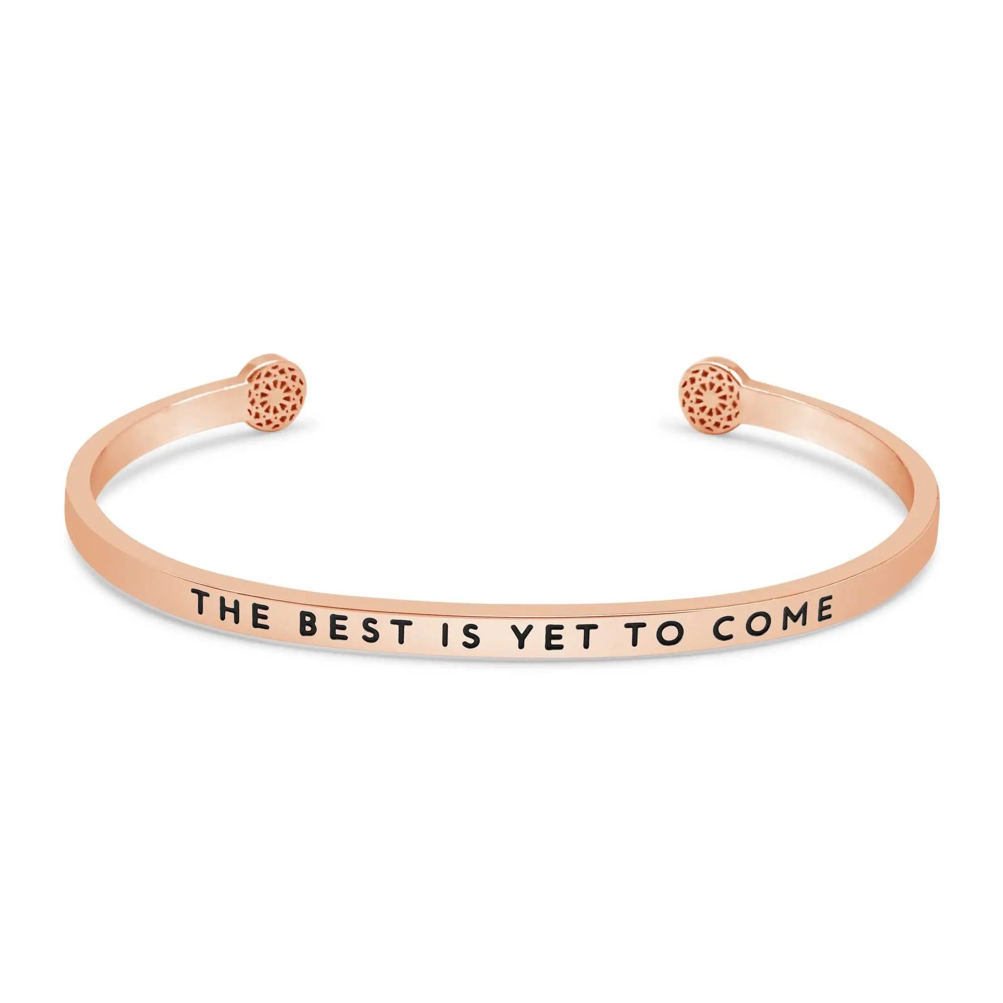 The Best is yet to come Armreif Simple Pledge