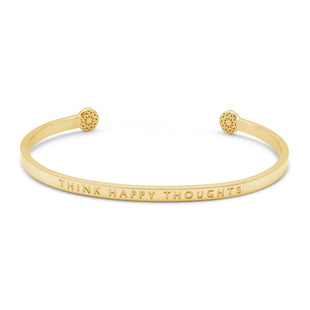 Think Happy Thoughts  Blind Armreif Simple Pledge