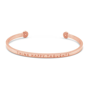 Think Happy Thoughts  Blind Armreif Simple Pledge