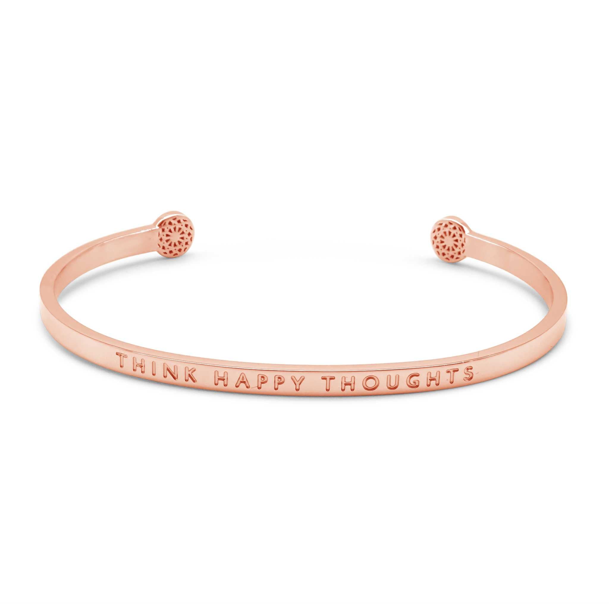 Think Happy Thoughts  Blind Armreif Simple Pledge