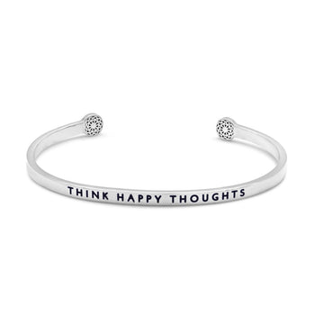 Think Happy Thoughts Armreif Simple Pledge