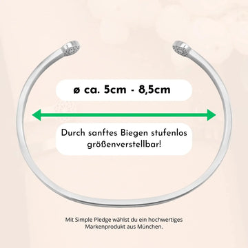 Alles wird gut - Blind Armreif Simple Pledge