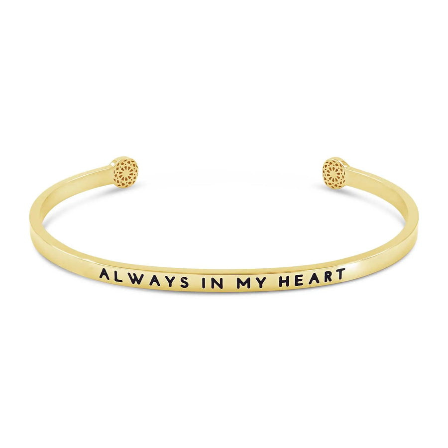 Always in my Heart Armreif Simple Pledge