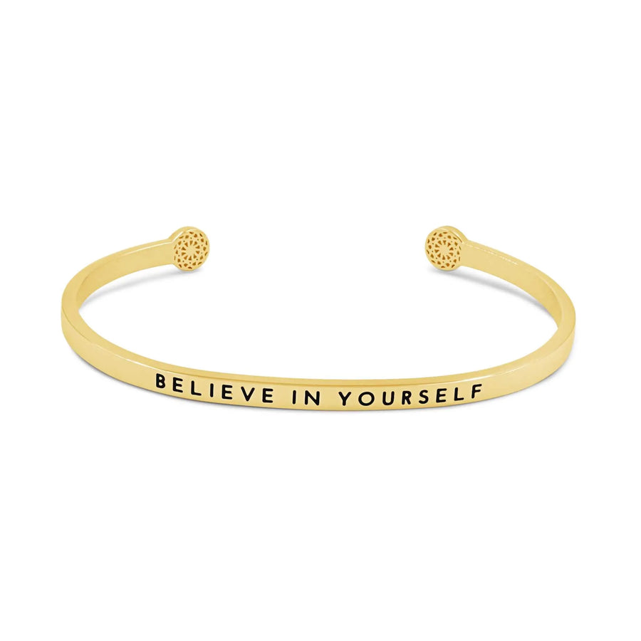 Believe in Yourself Armreif Simple Pledge