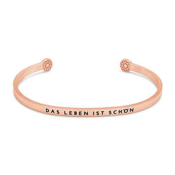 Das Leben ist Schön Armreif Simple Pledge