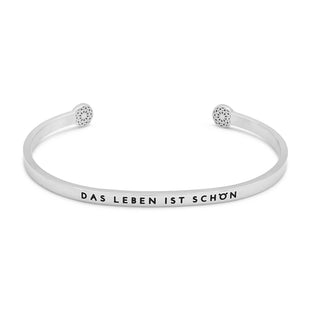 Das Leben ist Schön Armreif Simple Pledge