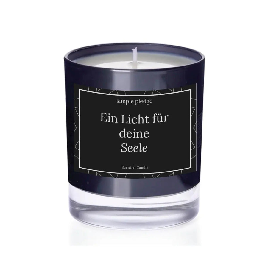 Ein Licht für deine Seele - Duftkerze Duftkerze mit Spruch Simple Pledge