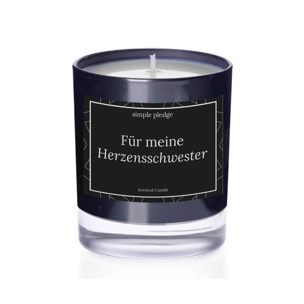 Für meine Herzensschwester - Duftkerze