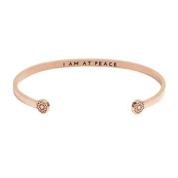 I am at peace Armreif Simple Pledge