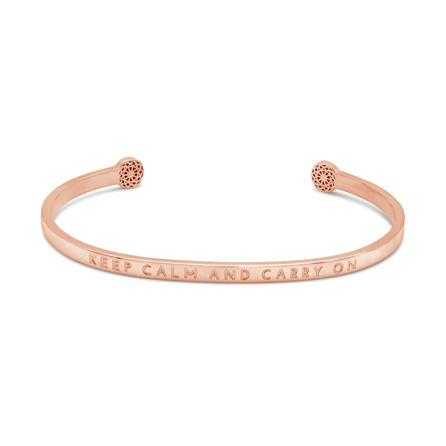 Keep Calm and Carry On - Blind Armreif Simple Pledge