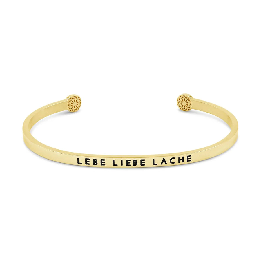 Lebe Liebe Lache Armreif Simple Pledge