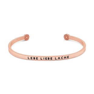 Lebe Liebe Lache Armreif Simple Pledge