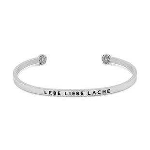Lebe Liebe Lache Armreif Simple Pledge