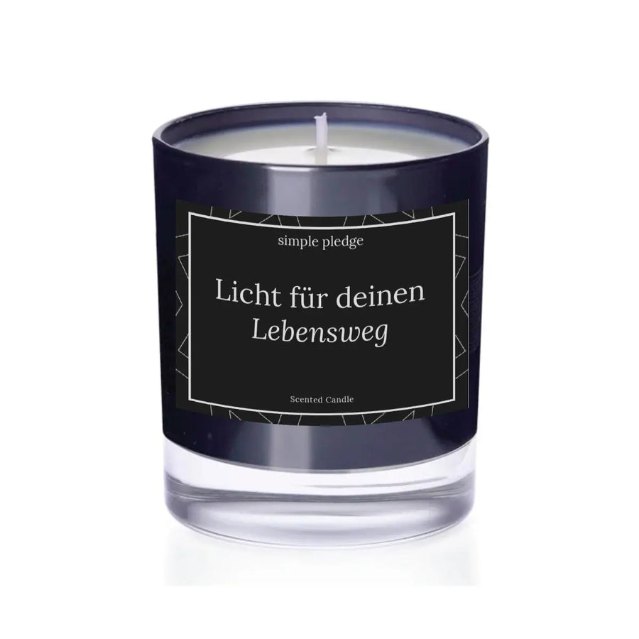 Licht für deinen Lebensweg - Duftkerze Duftkerze mit Spruch Simple Pledge
