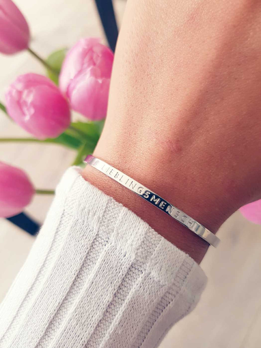 Lieblingsmensch - Blind Armreif Simple Pledge