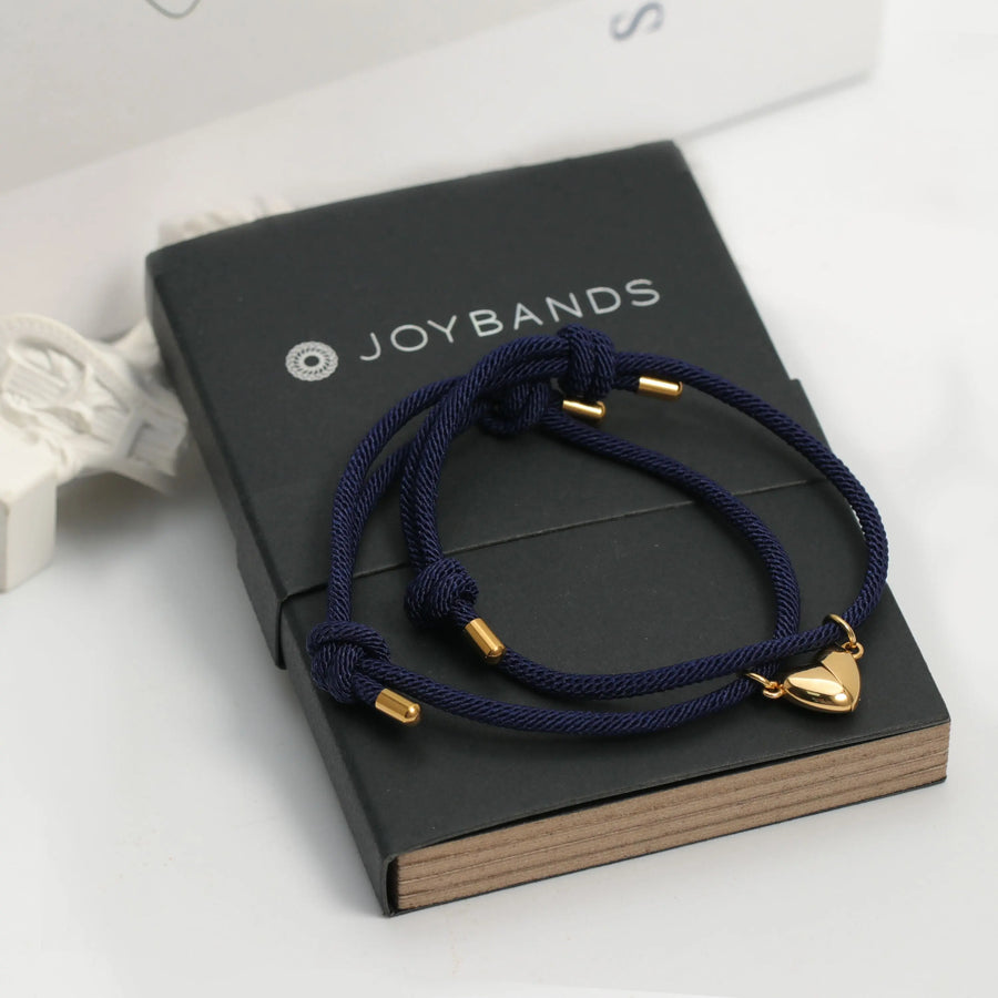 Magnetische Herz-Armbänder (Marineblau) Armband Joybands