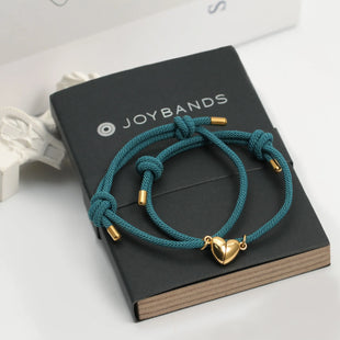 Magnetische Herz-Armbänder (Pfauenblau) Armband Joybands