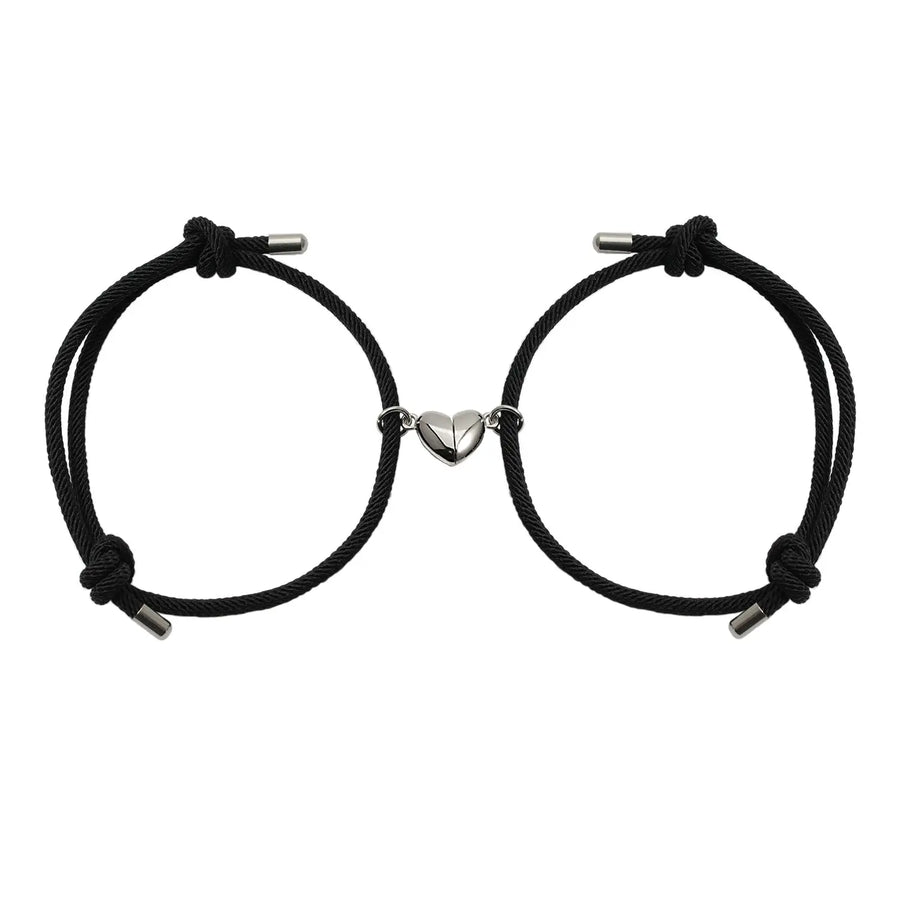 Magnetische Herz-Armbänder (Schwarz) Armband Joybands