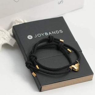 Magnetische Herz-Armbänder (Schwarz) Armband Joybands