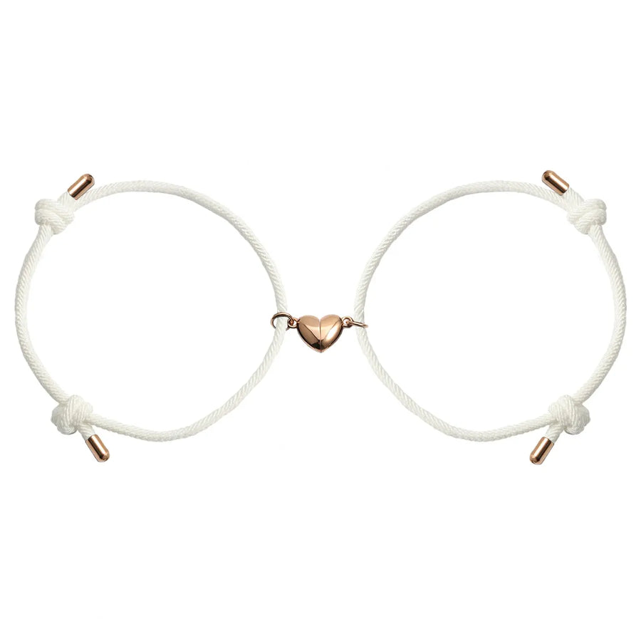 Magnetische Herz-Armbänder (Weiß) Armband Joybands