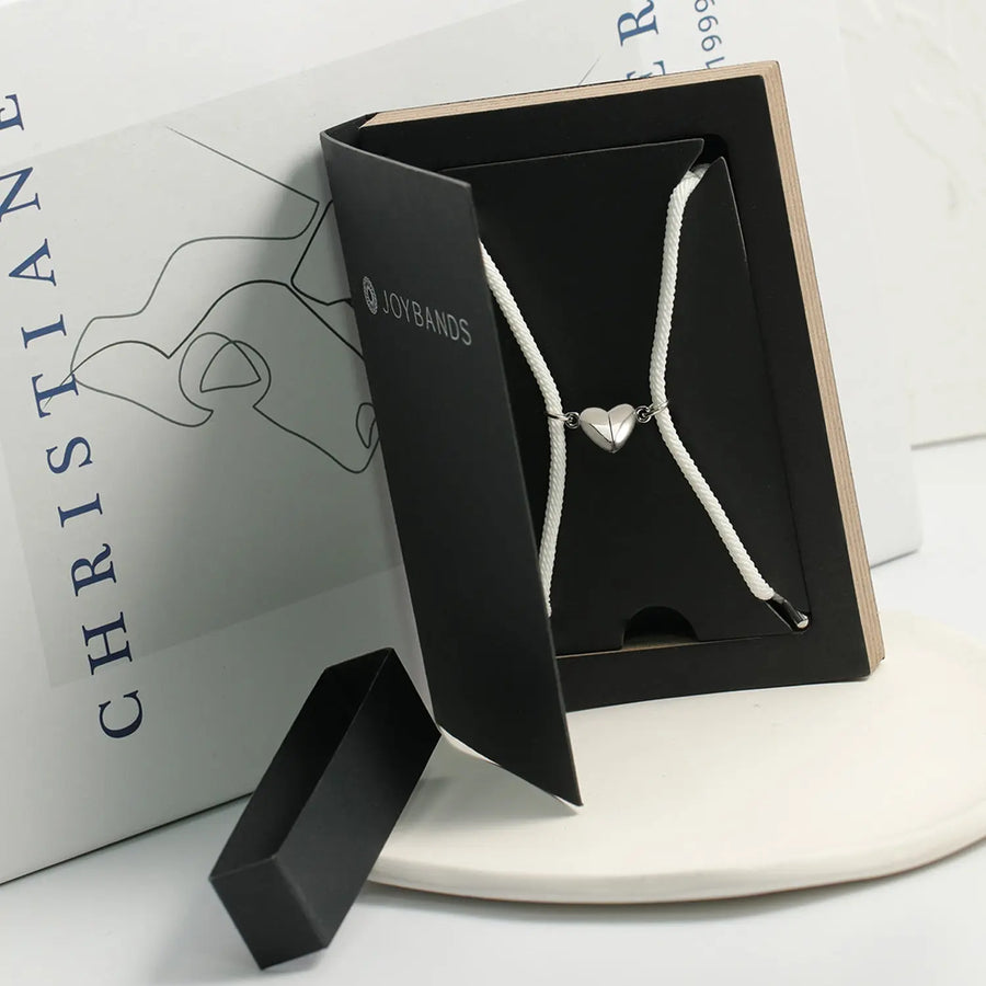 Magnetische Herz-Armbänder (Weiß) Armband Joybands