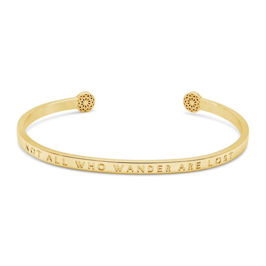 Not all who wander are lost - Blind Armreif Simple Pledge