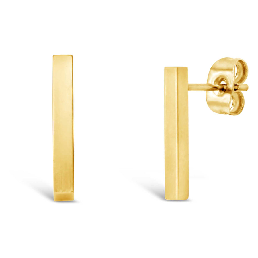 Ohrstecker „Big Square Bar“ Ohrstecker Simple Pledge