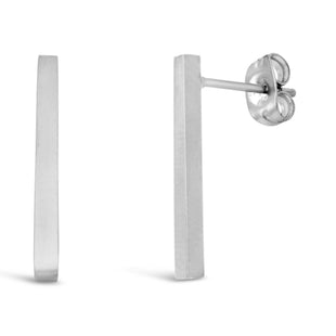 Ohrstecker „Matte Square Bar“ Ohrstecker Simple Pledge