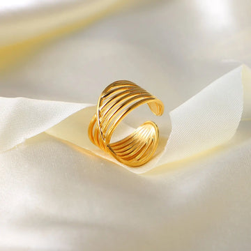 Ring Isabella Gold Ring Simple Pledge