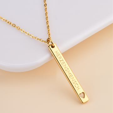 Herzensmensch Stab-Halskette