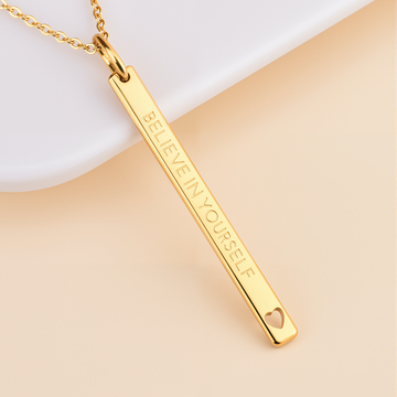 Believe in Yourself Stab-Halskette