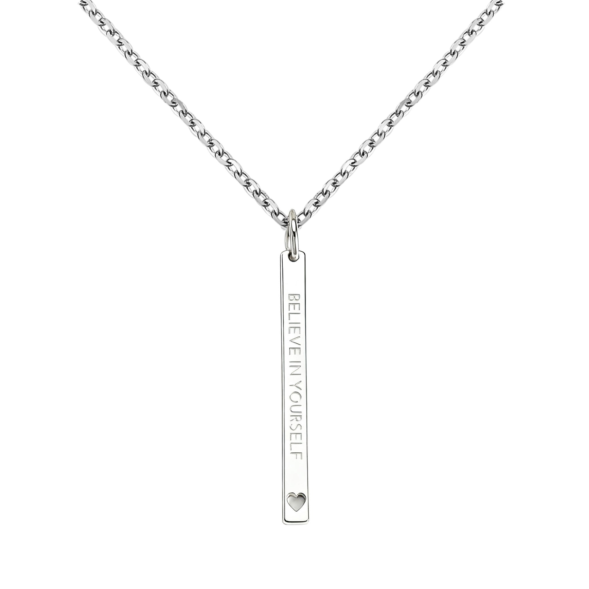 Believe in Yourself Stab-Halskette