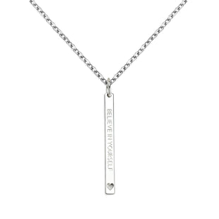 Believe in Yourself Stab-Halskette