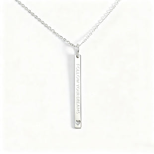 Follow your Dreams Stab-Halskette