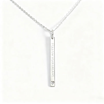 Follow your Dreams Stab-Halskette