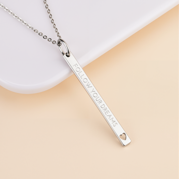 Follow your Dreams Stab-Halskette