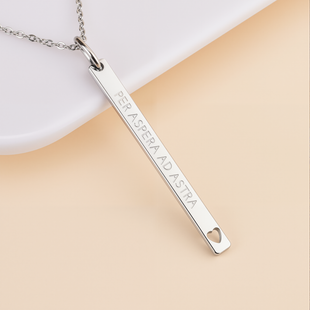 Per Aspera Ad Astra Stab-Halskette