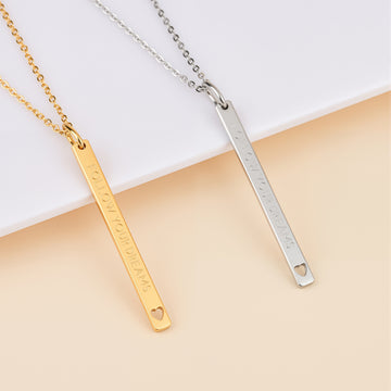 Follow your Dreams Stab-Halskette