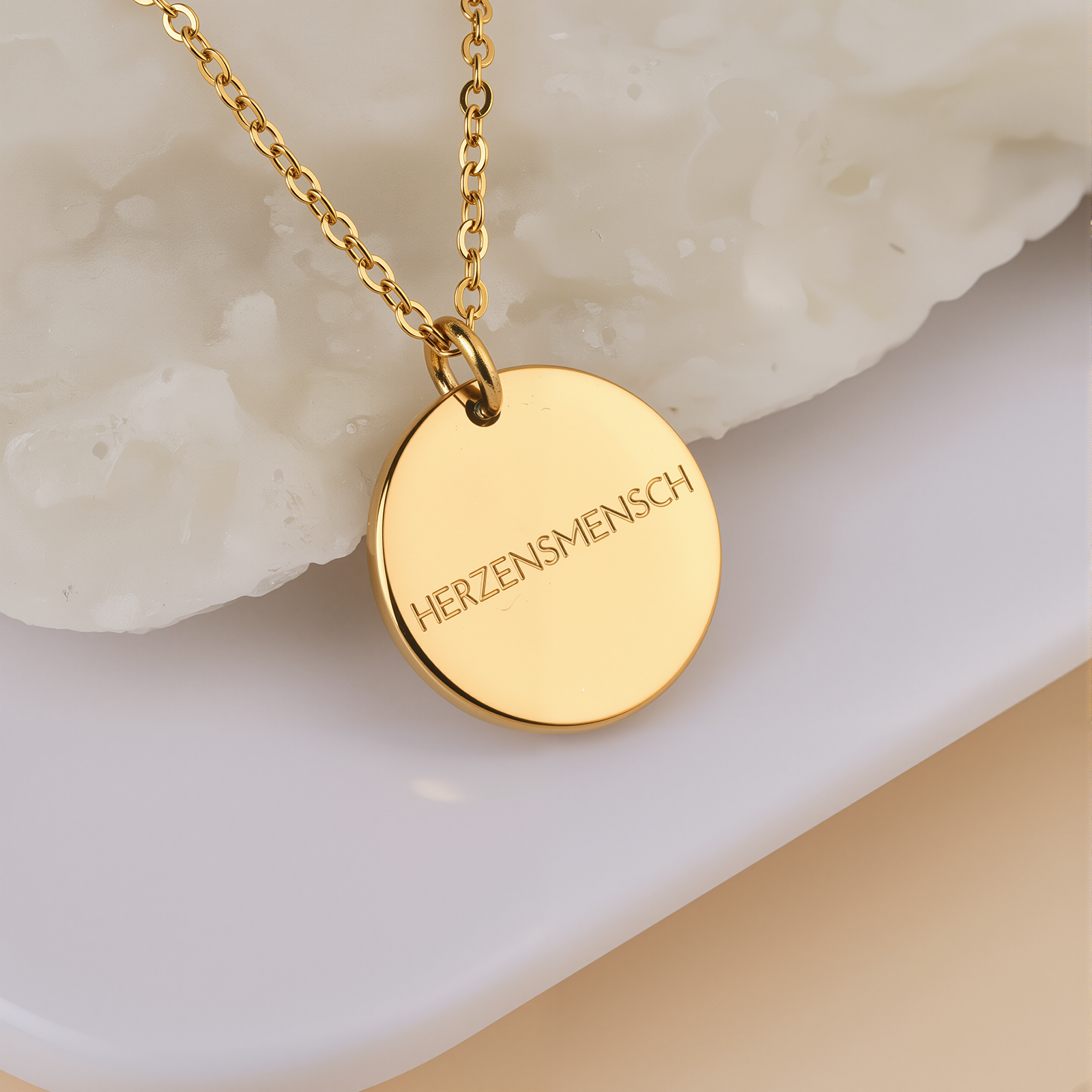Herzensmensch Coin Halskette