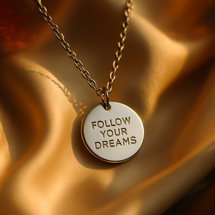 Follow your Dreams Coin Halskette