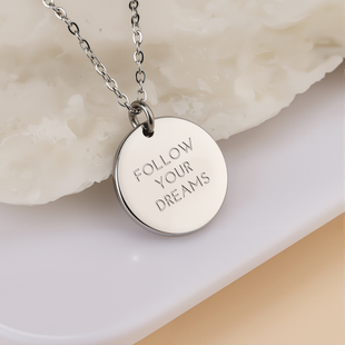 Follow your Dreams Coin Halskette