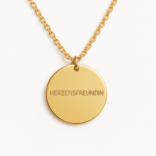 Herzensfreundin Coin Halskette