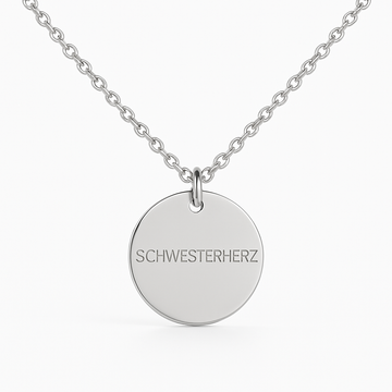 Schwesterherz Coin Halskette