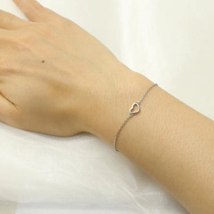 Sterling Silber Armband "Calia" 17+3cm Armband Simple Pledge