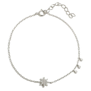 Sterling Silber Armband "Tallon" mit Zirkonia, 17+3cm Armband Simple Pledge