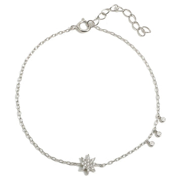 Sterling Silber Armband "Tallon" mit Zirkonia, 17+3cm Armband Simple Pledge