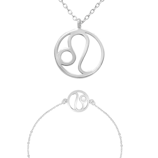 Sternzeichen „Löwe“ - Halskette & Armband Set